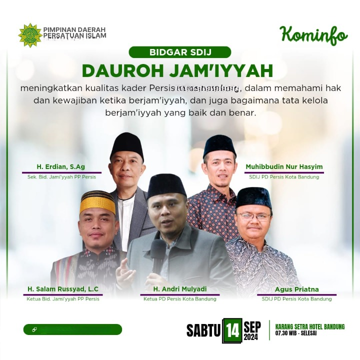 Dauroh Jamiyyah SDIJ PD PERSIS Kabupaten Karangasem